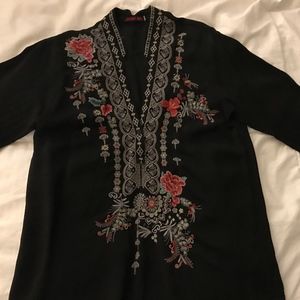 Johnny Was Embroidered Tunic